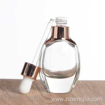 luxury 30ml skincare essential oil glass dropper bottle